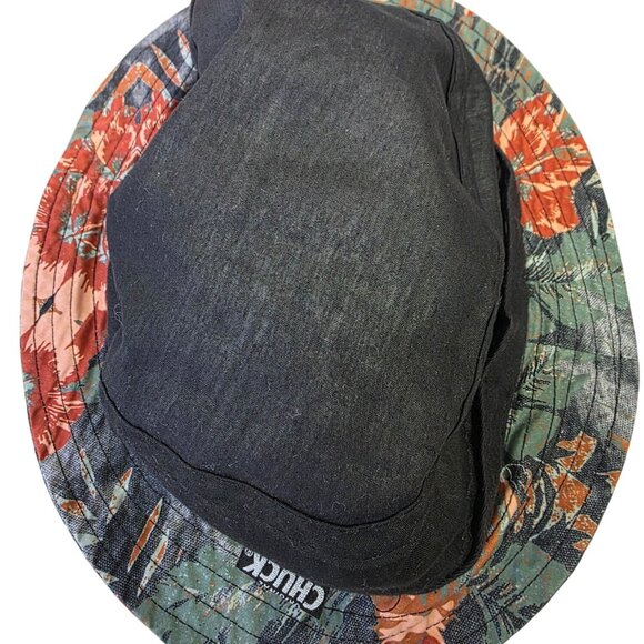 Original CHUCK® Floral Bucket Hat Unisex OS 24" Circum Multicolor 100% Polyester - Picture 7 of 8